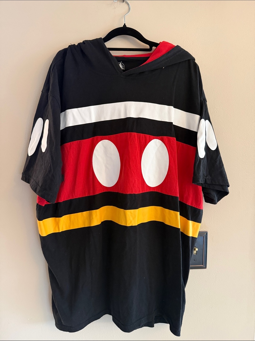 Men’s Disney XXL Mickey Hooded Tee with ears